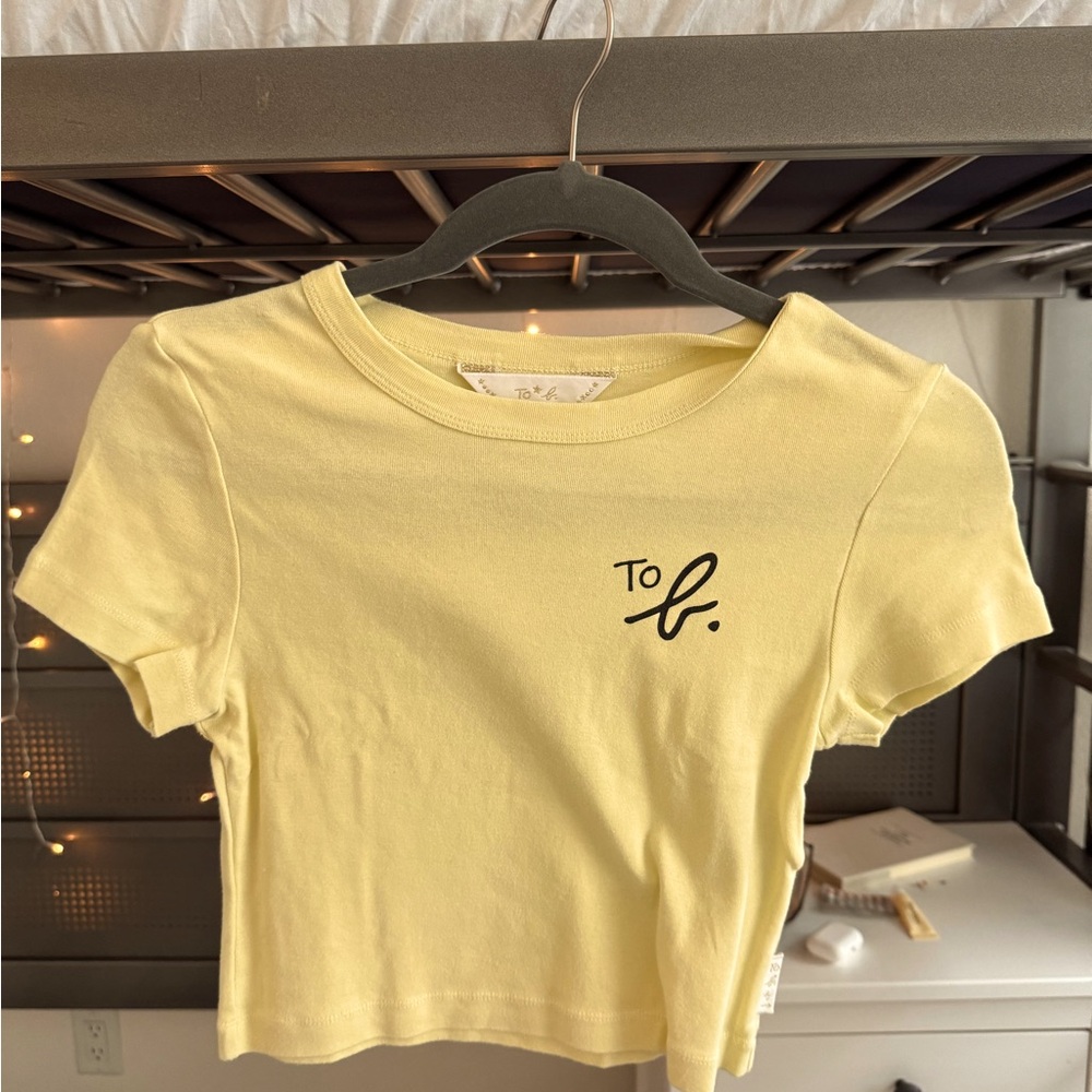 Agnes b crop t shirt!